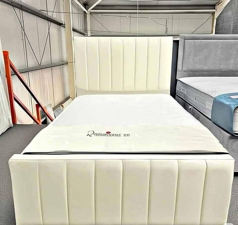 Bed en matras: betaling bij levering, Verzenden, Nieuw, Tweepersoons, Overige kleuren