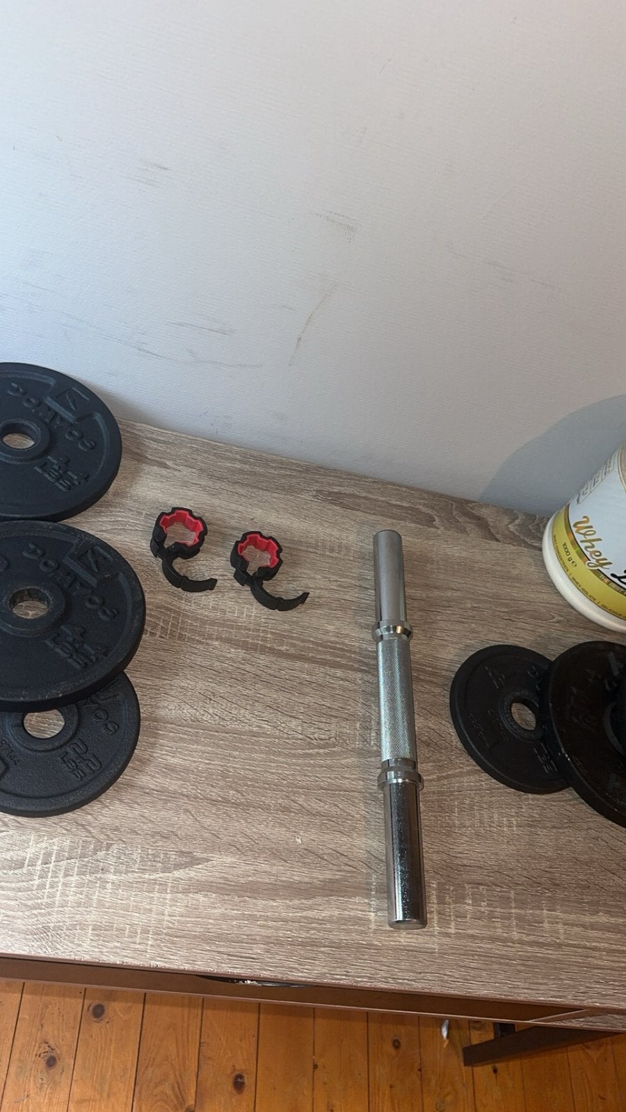 1x dumbbell, Sports & Fitness, Enlèvement ou Envoi, Comme neuf, Haltère