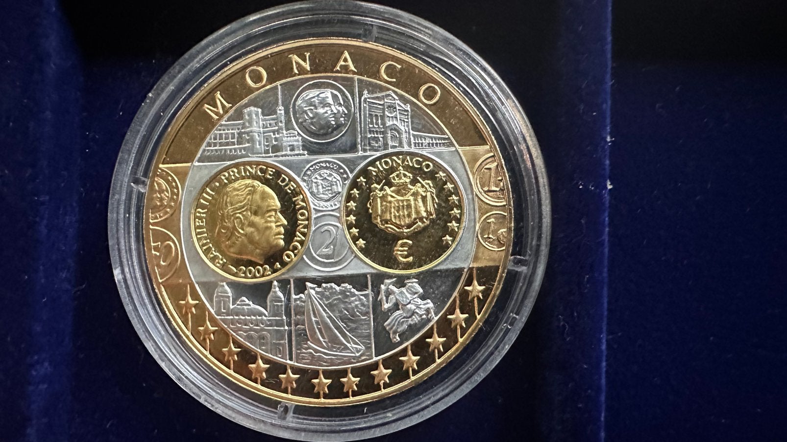 20 Euro MONACO 2002, Postzegels en Munten, Ophalen, Monaco, Zilver