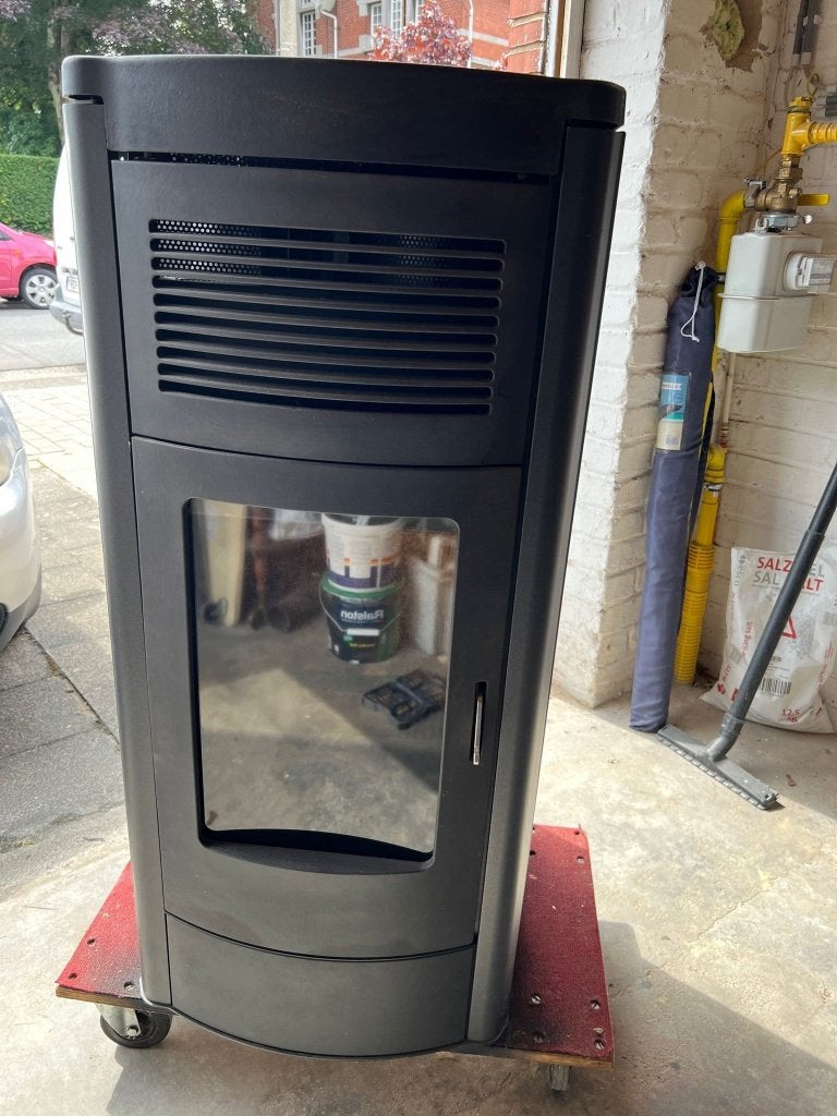 Poêle à pellets MCZ Suite Comfort Air 11,5 kW 2006, Maison & Meubles, Poêles, Utilisé, Autoportant, Poêle à granulés, Bois, Enlèvement