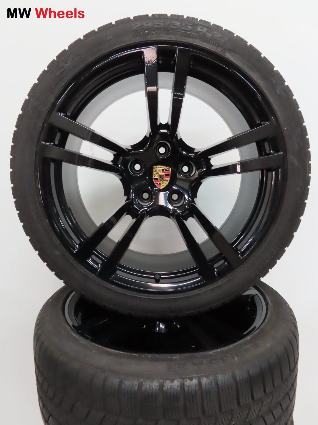 Porsche 21 inch Origineel velgen Cayenne Turbo winterbanden, Auto-onderdelen, Banden en Velgen, Gebruikt, 295 mm, -, -