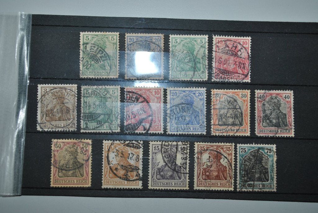 Allemagne/Reich 1900/16 Oblitérés, Enlèvement ou Envoi, Affranchi