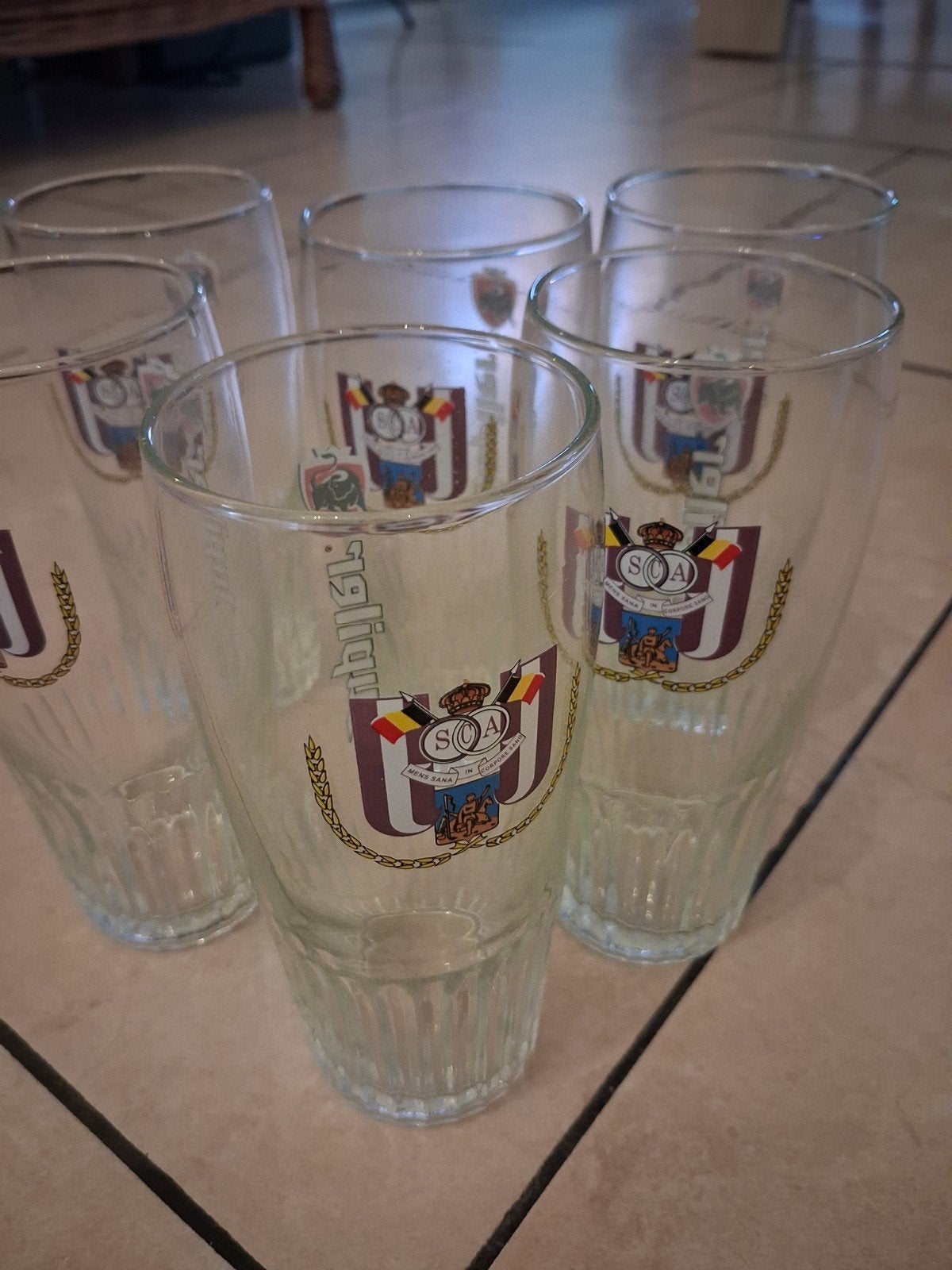 Bier glas van anderlecht, Verzamelen, Ophalen