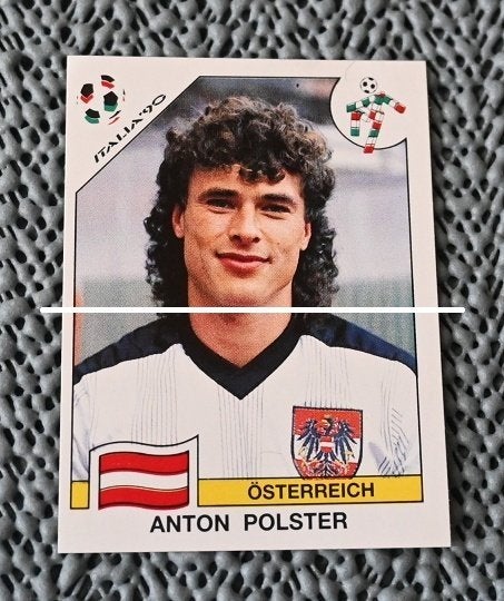 Panini Italia 90 Oostenrijk Toni Polster, Verzenden, Nieuw, Poster, Plaatje of Sticker