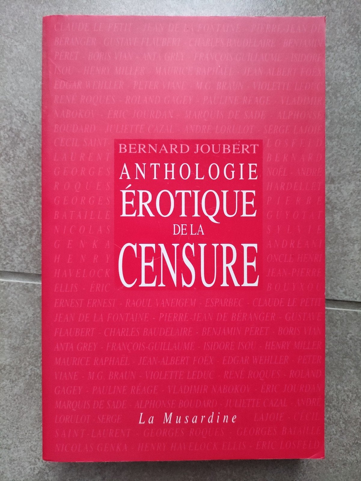 ANTHOLOGIE érotique de la censure, Ophalen of Verzenden
