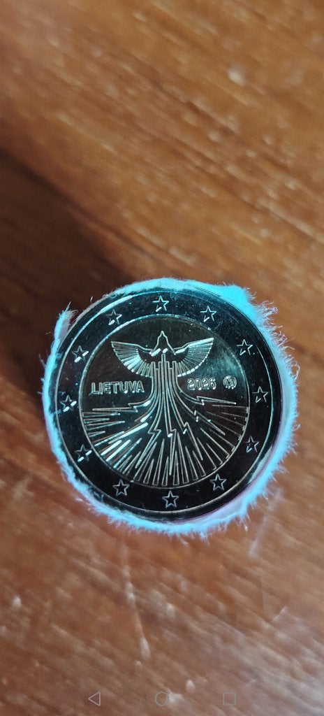 2 € commémo Lituanie 2026 "énergie ", Timbres & Monnaies, Enlèvement ou Envoi, Autres pays, 2 euros, Monnaie en vrac