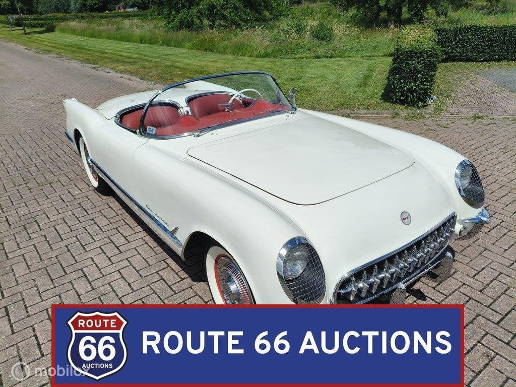 Chevrolet Corvette C1 | 1954 | Route 66 Auctions, Autos, Achat, Entreprise, Chevrolet, Boîte manuelle