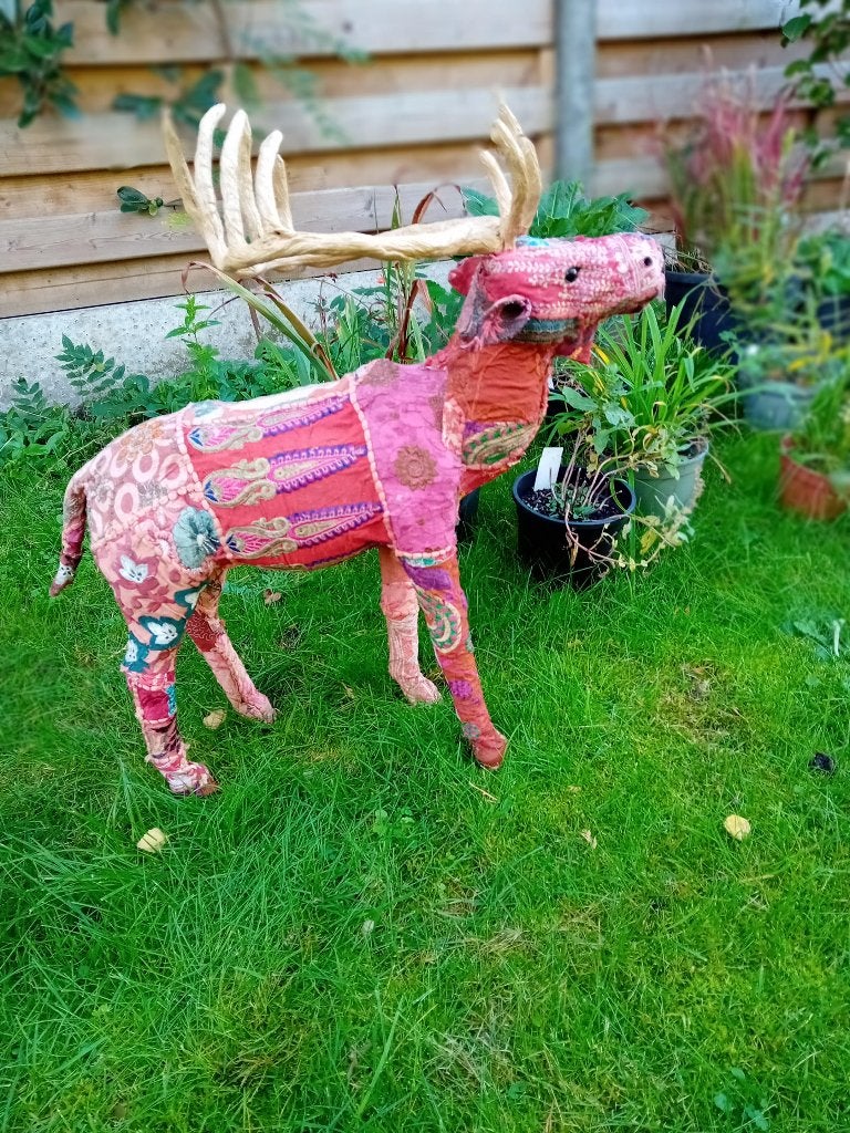 Kerstdecoratie hert, Ophalen, Gebruikt