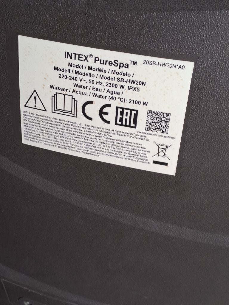pomp voor Intex PureSpa, Jardin & Terrasse, Enlèvement, Utilisé, Pompe