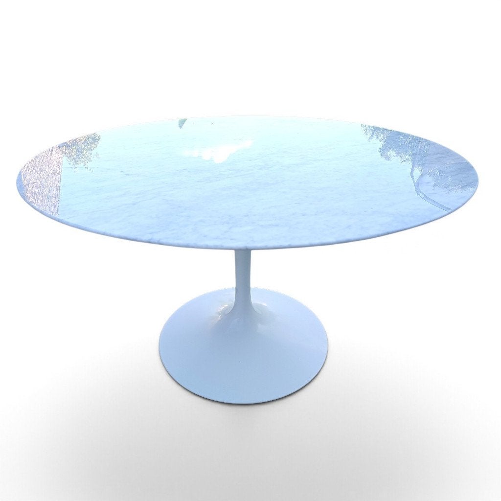 Eero Saarinen 120cm tulip tafel rond table Knoll marmer 60s, Antiek en Kunst, Ophalen of Verzenden