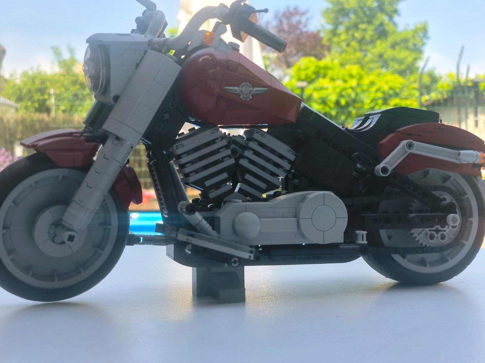 Lego technic Harley Davidson fatboy, Ophalen