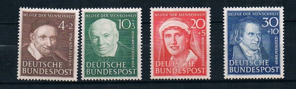 Michel 143/146 postfris, Ophalen of Verzenden, BRD, Postfris