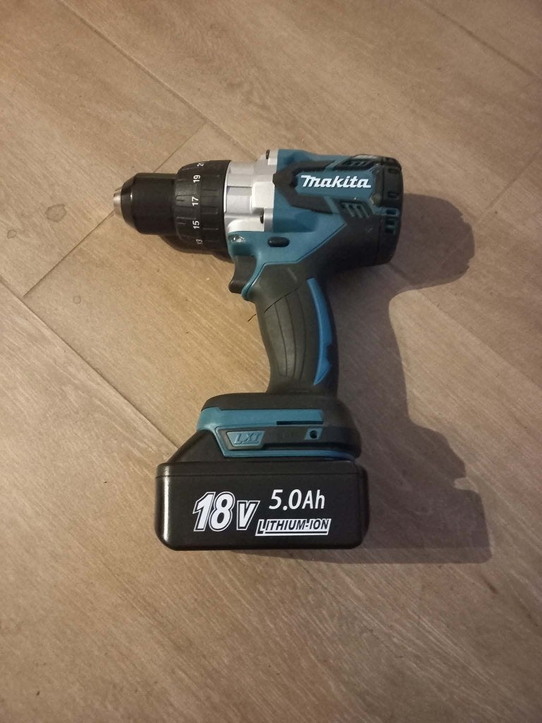 Perceuse-visseuse Makita DHP481 + batterie, Doe-het-zelf en Bouw, Ophalen, Zo goed als nieuw, Boormachine