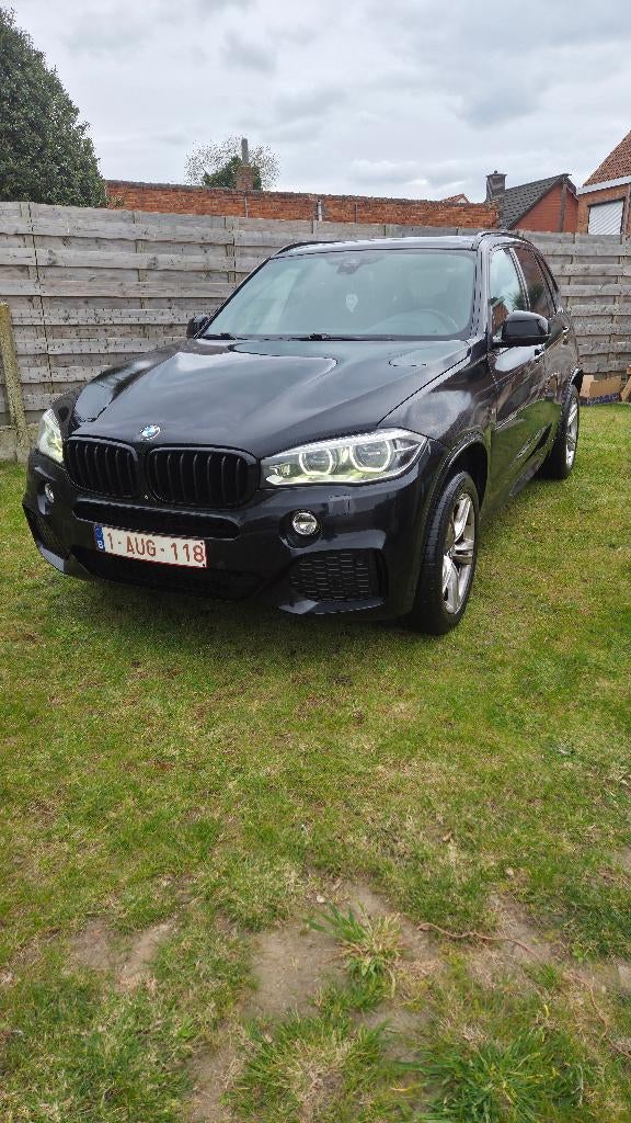 BMW X5 MPAKET 3.0 D, Auto's, BMW, Automaat, Lichtsensor, Zwart, Leder