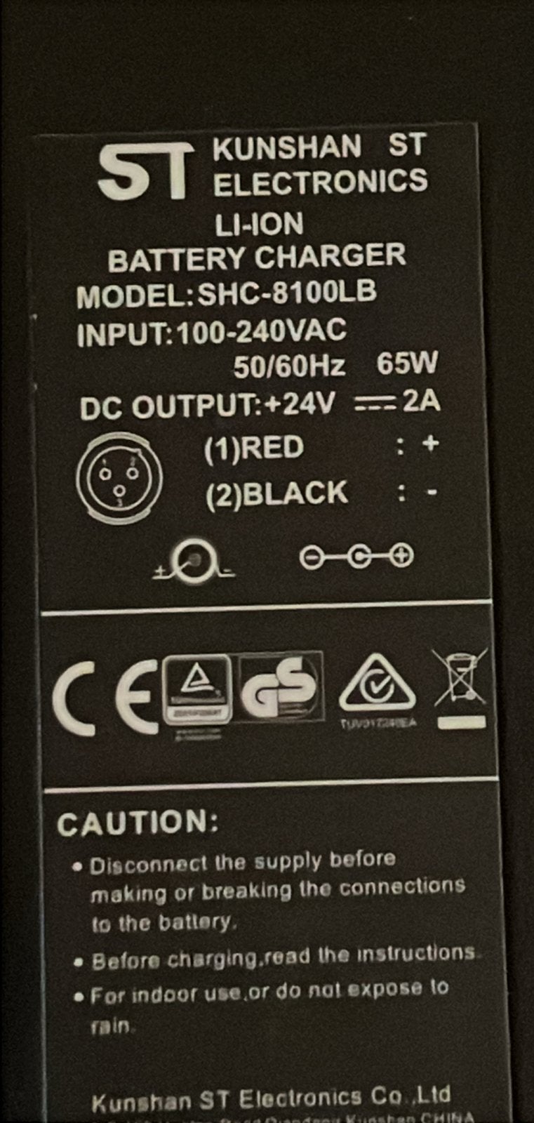 Chargeur pour vélo et trottinette 24v2A, Enlèvement ou Envoi, Comme neuf