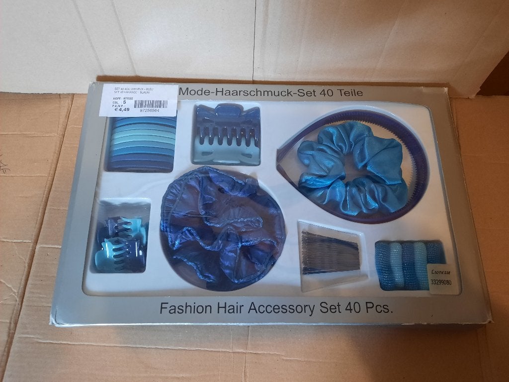nieuw cadeau doosje met 40delig set haar accessoires meisjes, Ophalen of Verzenden, Nieuw