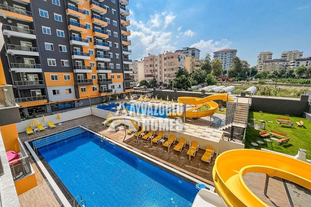 Appartement spacieux 2+1 à 150 mètres de la mer, Ville, Turquie, 90 m², Appartement