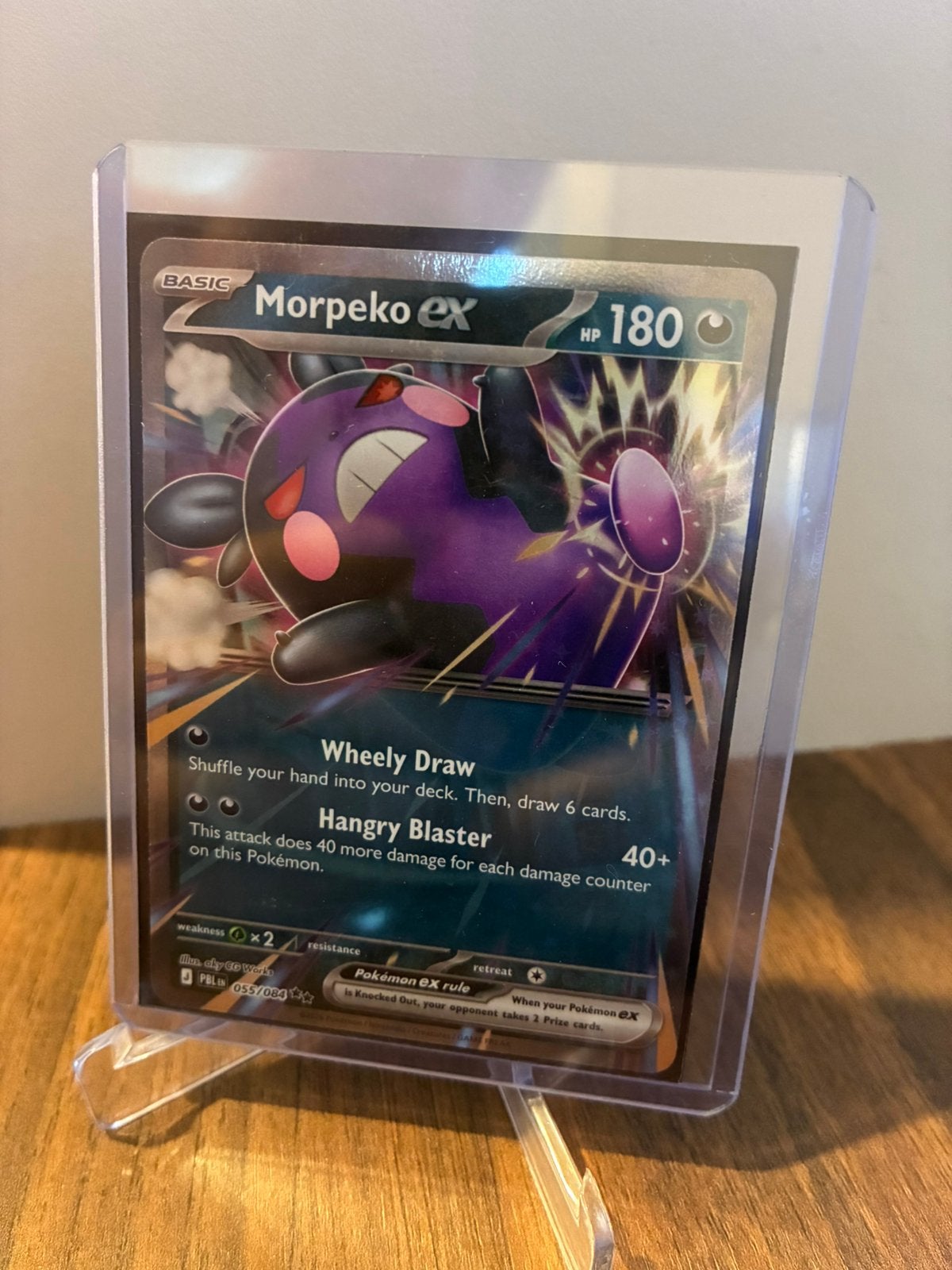 Pokemon morpeko ex phantasmal flames, Ophalen of Verzenden, Zo goed als nieuw, Booster