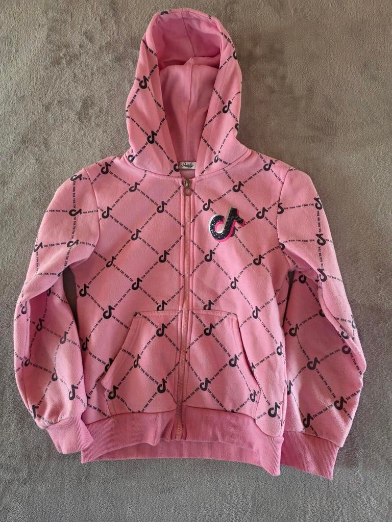 Roze TikTok hoodie maat 12Y / 146-152, Enfants & Bébés, Vêtements enfant | Taille 146, Enlèvement