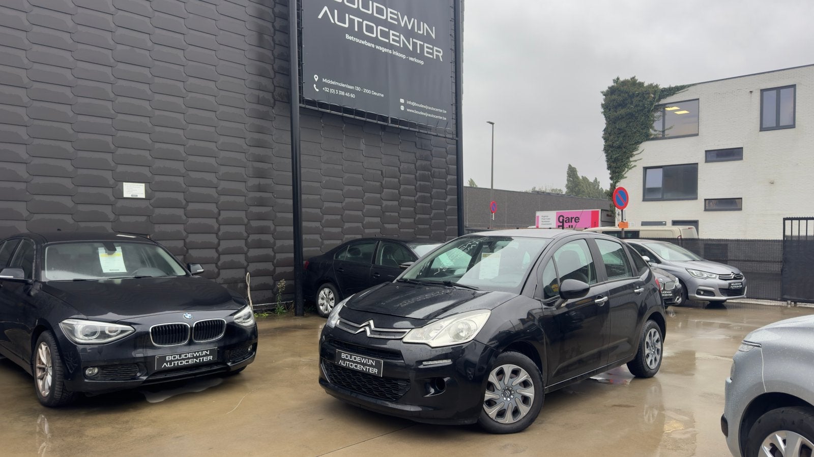 Citroën C3 1.0Benzine 140.xxxkm/Parkeersensor,Airco,Garantie, Auto's, Voorwielaandrijving, Stof, Zwart, Zwart
