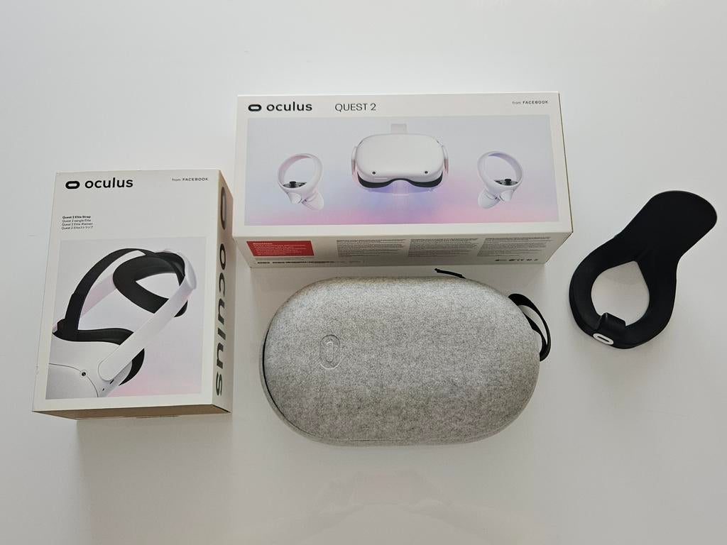 Oculus Meta Quest 2 + Accessoires, Ophalen, Zo goed als nieuw