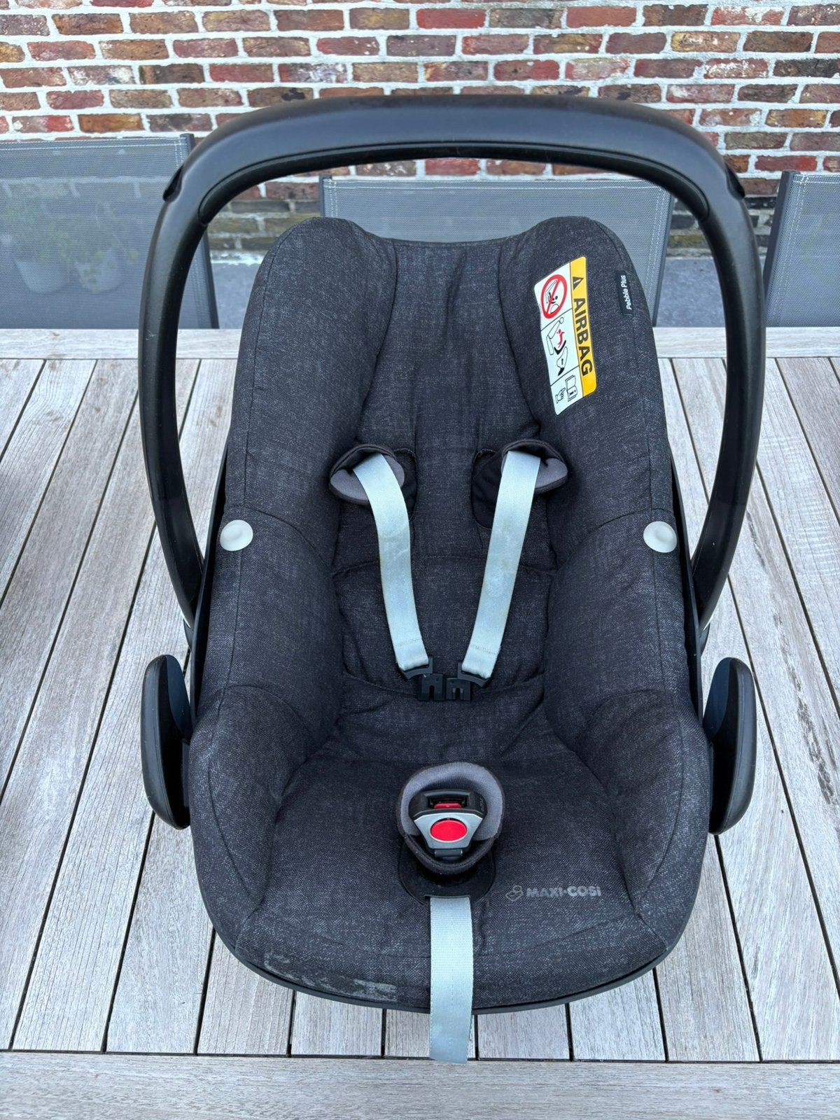 Maxi Cosi Pebble Plus autostoel + 2 beschermhoezen Anais, Ophalen, Gebruikt, Maxi-Cosi, Autogordel of Isofix