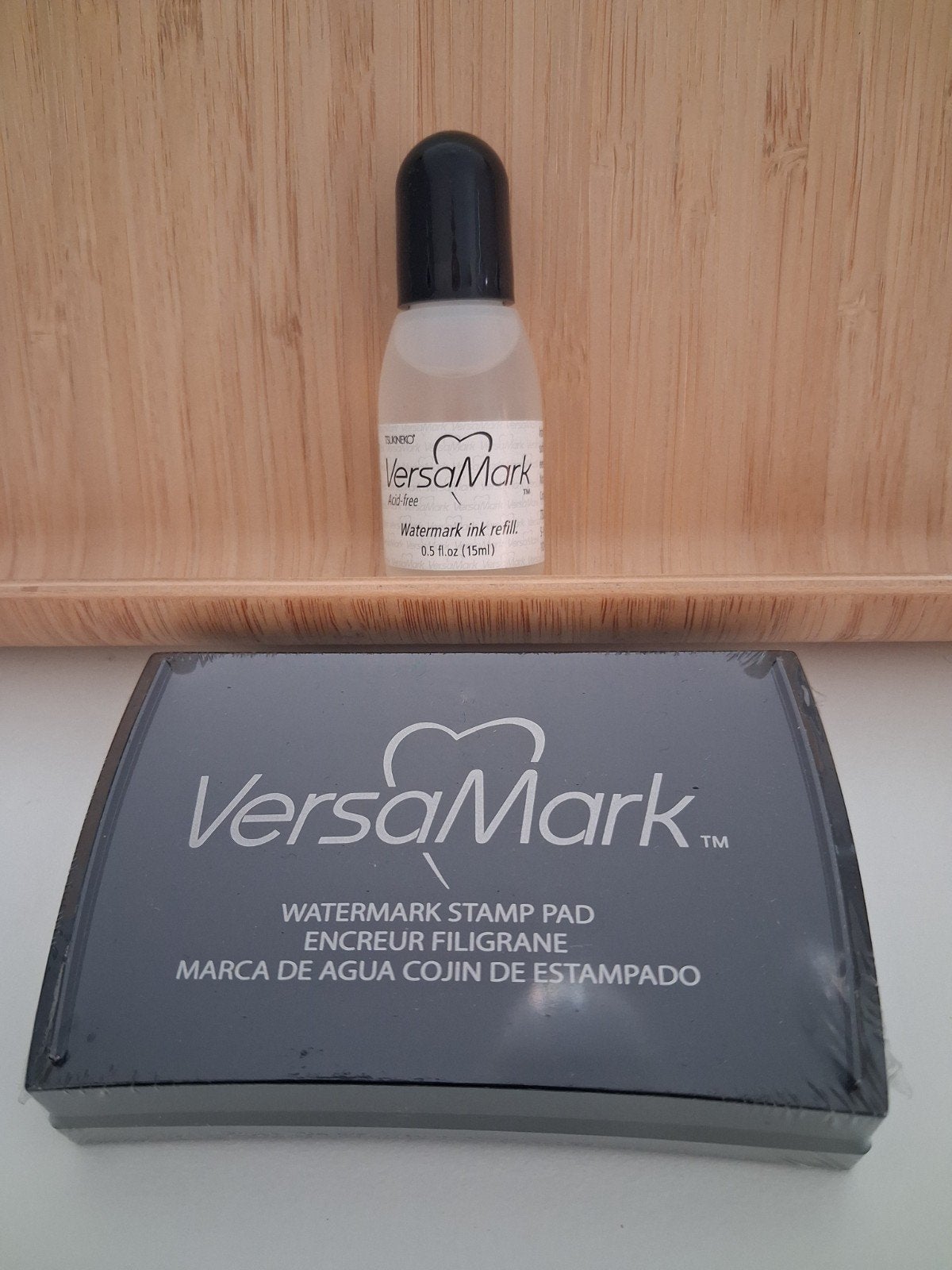 NIEUW !! VersaMark inktflesje + stempelkussen, Hobby en Vrije tijd, Stempelen, Ophalen