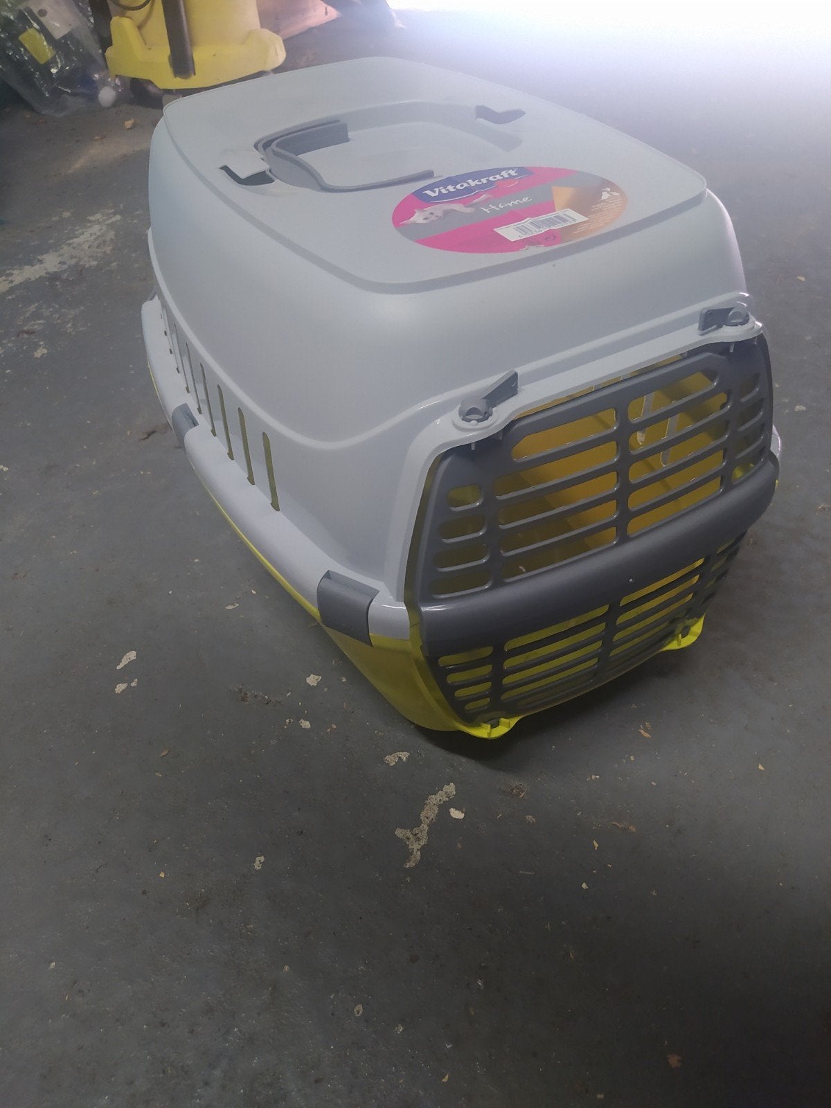 Transportbox kat, Ophalen, Gebruikt