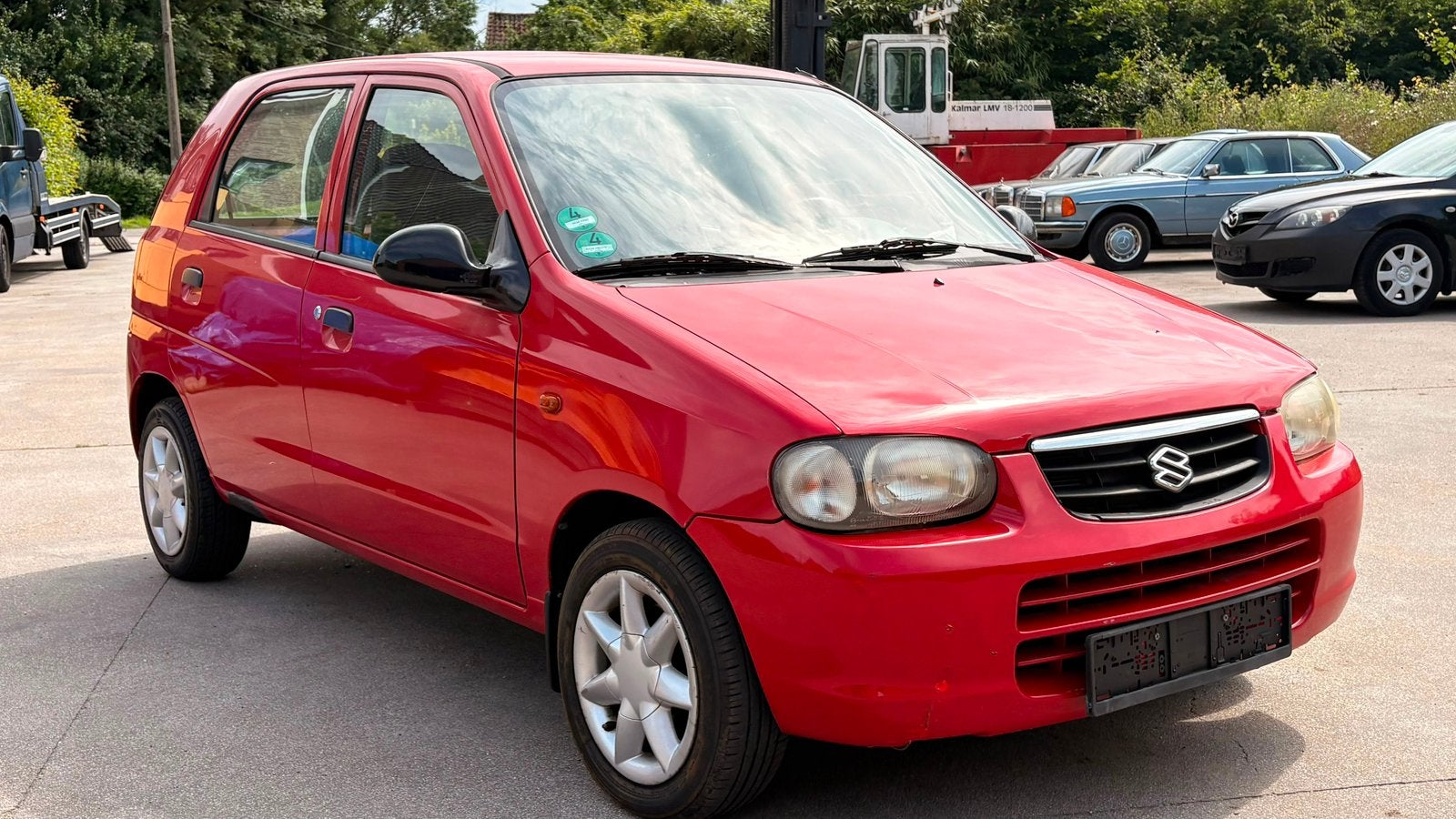 SUZUKI ALTO 1.0BENZINE AUTOMAT VAN 2005 MET 120DKM, Autos, Suzuki, Rouge, Achat, Entreprise, Automatique