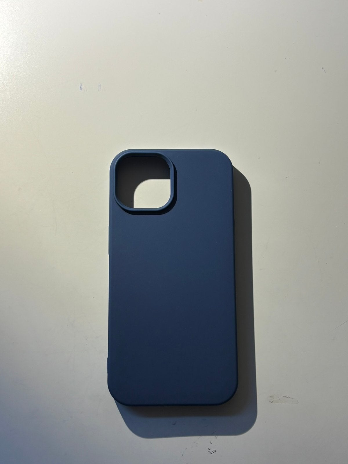 Iphone 15 hoesje marineblauw, Kunststof, IPhone 15, Blauw, Nieuw