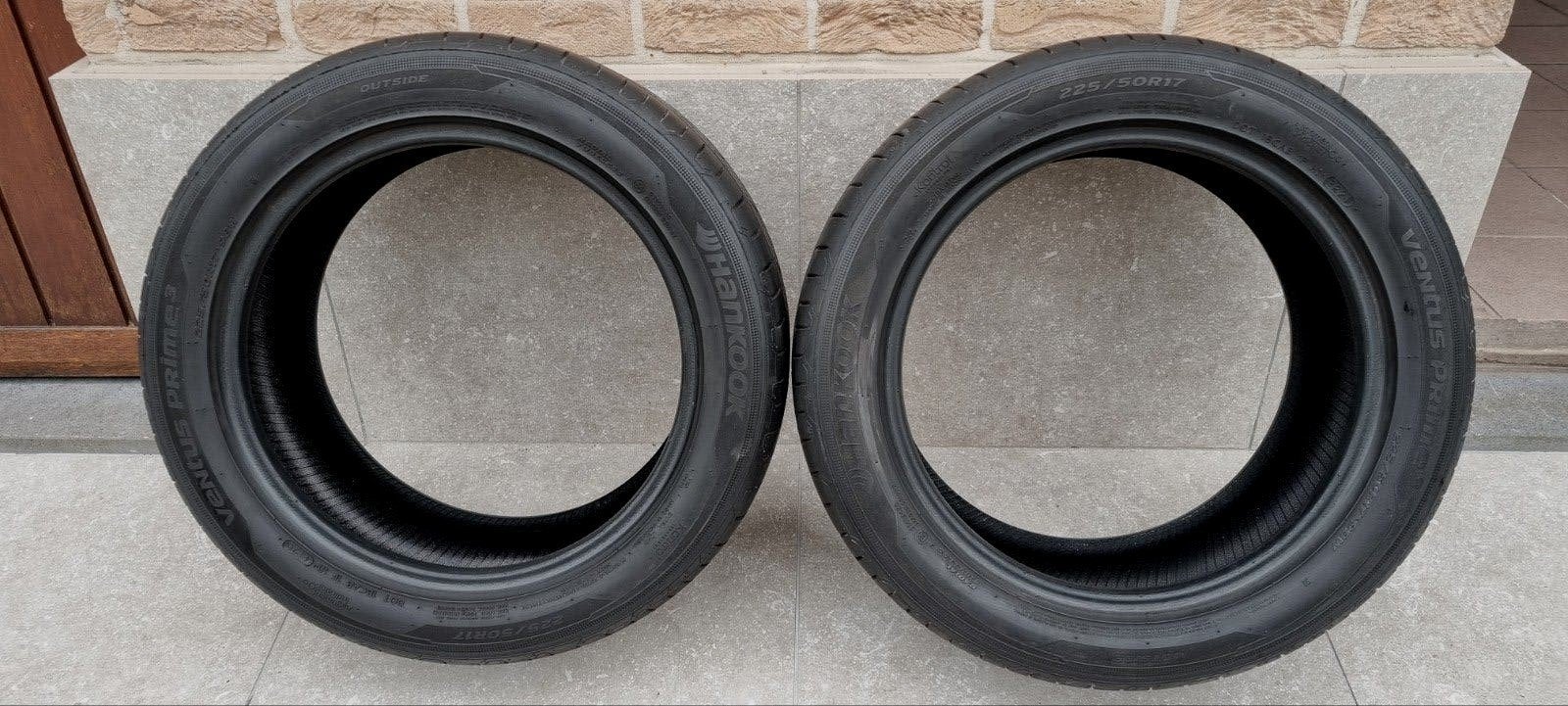 Pneus Hankook 225 50 17 98W, Autos : Pièces & Accessoires, Véhicule de tourisme, Pneus été, Enlèvement, Utilisé