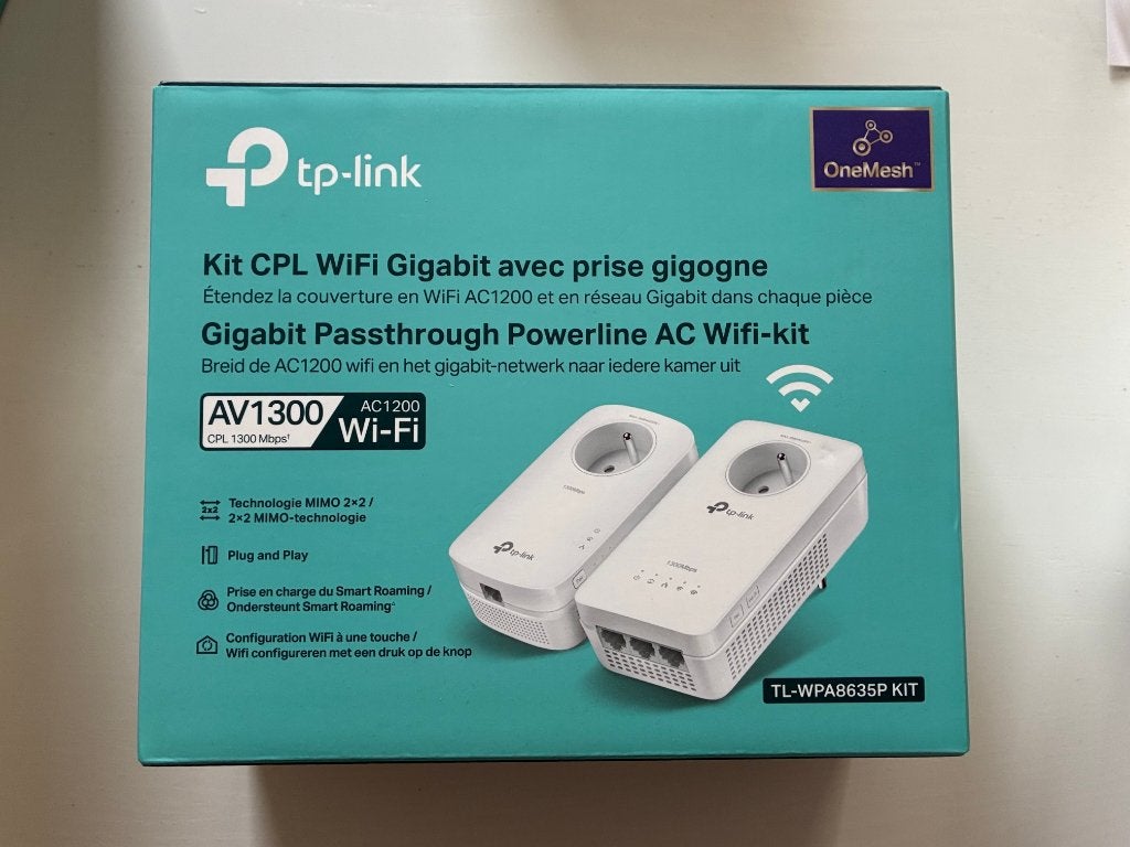 TP-Link WPA8635P — WI-FI AV1300 — Eén kit of pakket van twee, Computers en Software, Ophalen of Verzenden, Gebruikt, Router, TP-Link