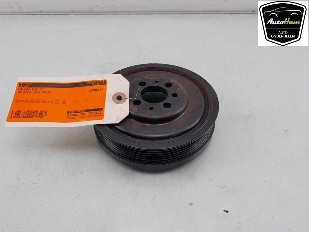 VILEBREQUIN POULIE Volkswagen Polo V (6R) (|04B105243B|), Utilisé, Volkswagen