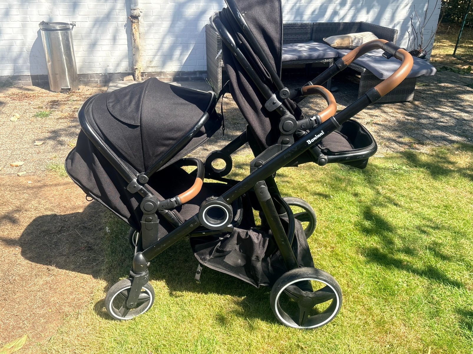 Banini Duowagen - Perfect voor twee kinderen, Kinderen en Baby's, Buggy's, Ophalen, Zo goed als nieuw