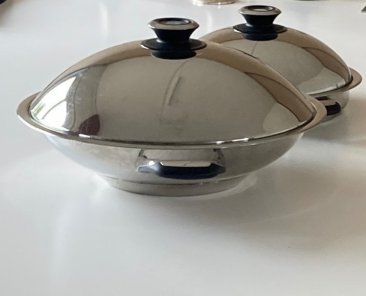Wok- en grillpan van T&T design, Compatible induction, Enlèvement, Comme neuf, Wok