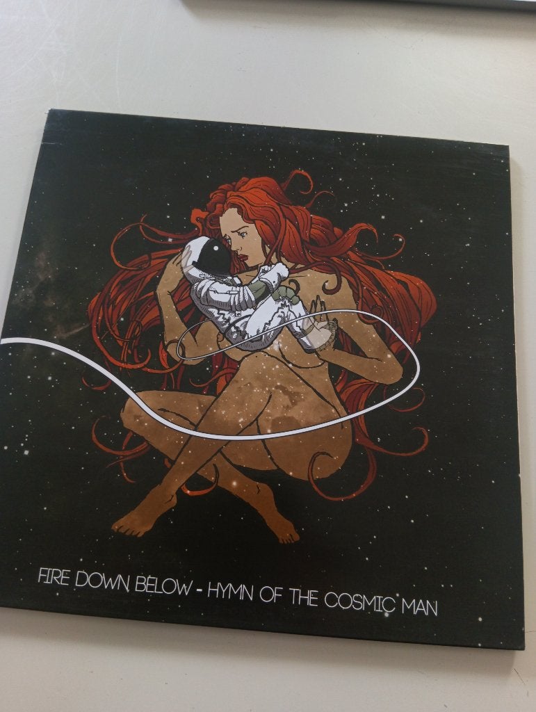 Lp Fire Down Below "Hymn Of The Cosmic Man", Cd's en Dvd's, Ophalen of Verzenden, LP