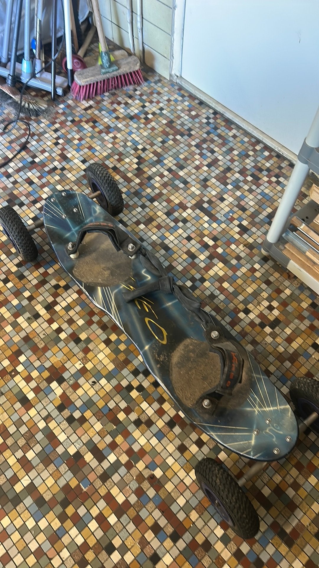Mountainboard, Ophalen, Gebruikt