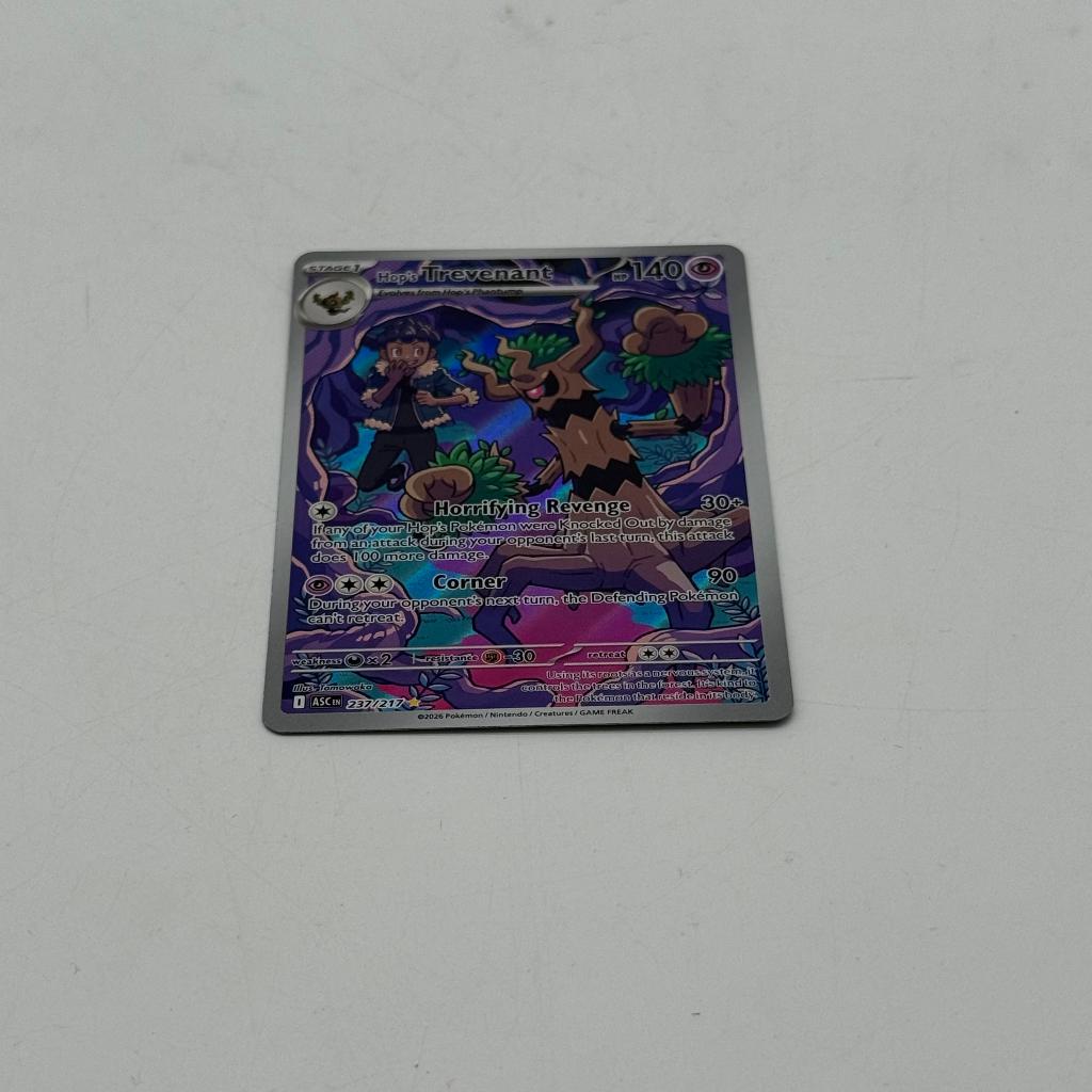 Pokemon Hop's Trevenant (237/217) | Near Mint, Ophalen of Verzenden, Zo goed als nieuw, Losse kaart