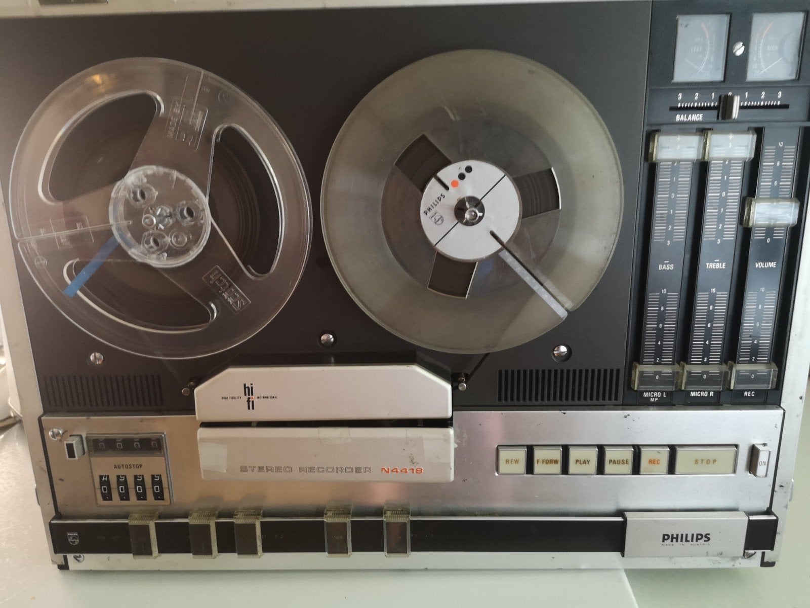 Philips-bandrecorder, Ophalen, Bandrecorder