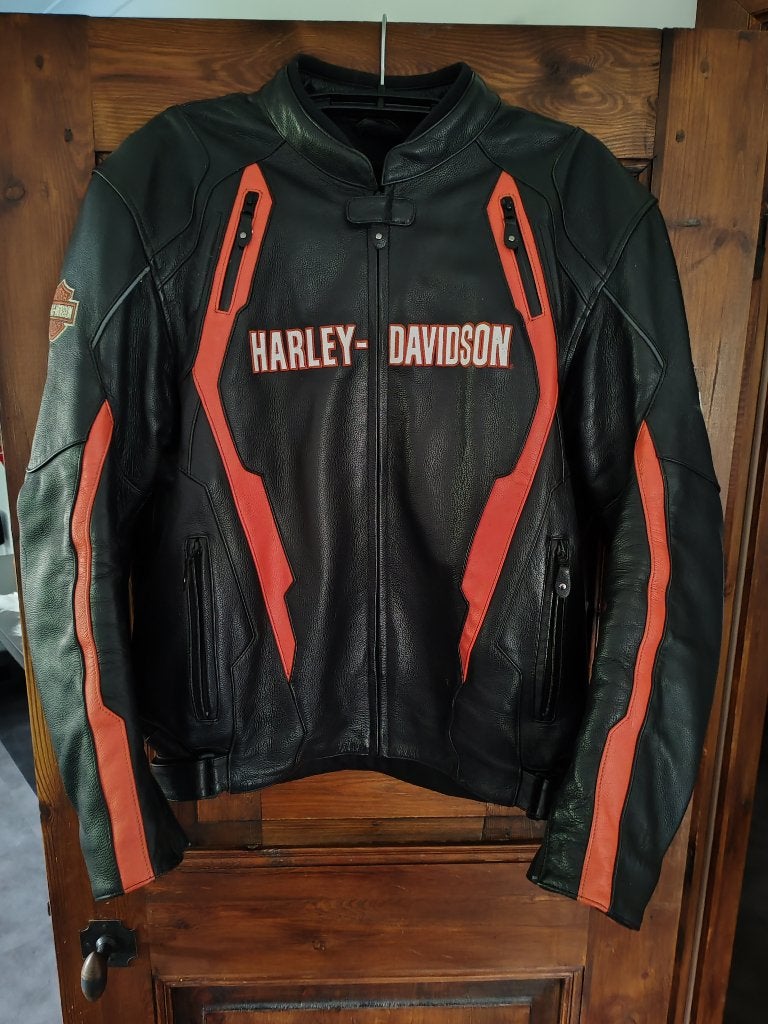 Heren motor jas leer Harley Davidson, Motoren, Ophalen, Harley-Davidson, Heren, Jas | leer