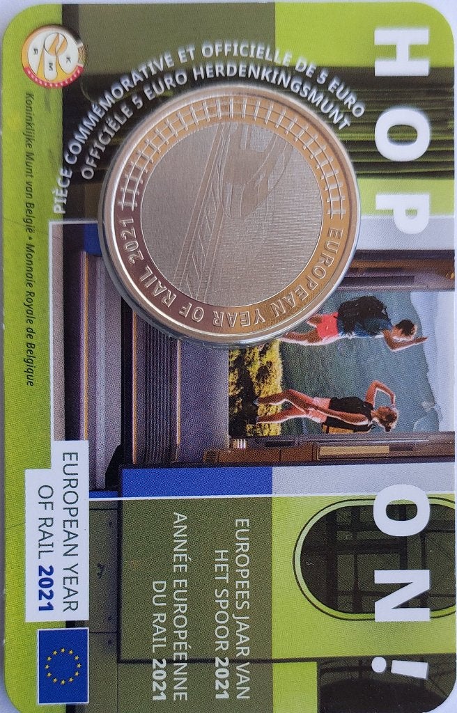 Coincard 5€, Ophalen of Verzenden, Metaal, Losse munt
