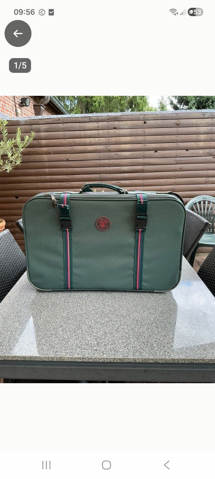 Koffer op wieltjes perfecte staat, Handtassen en Accessoires, Ophalen, Zo goed als nieuw, Wieltjes