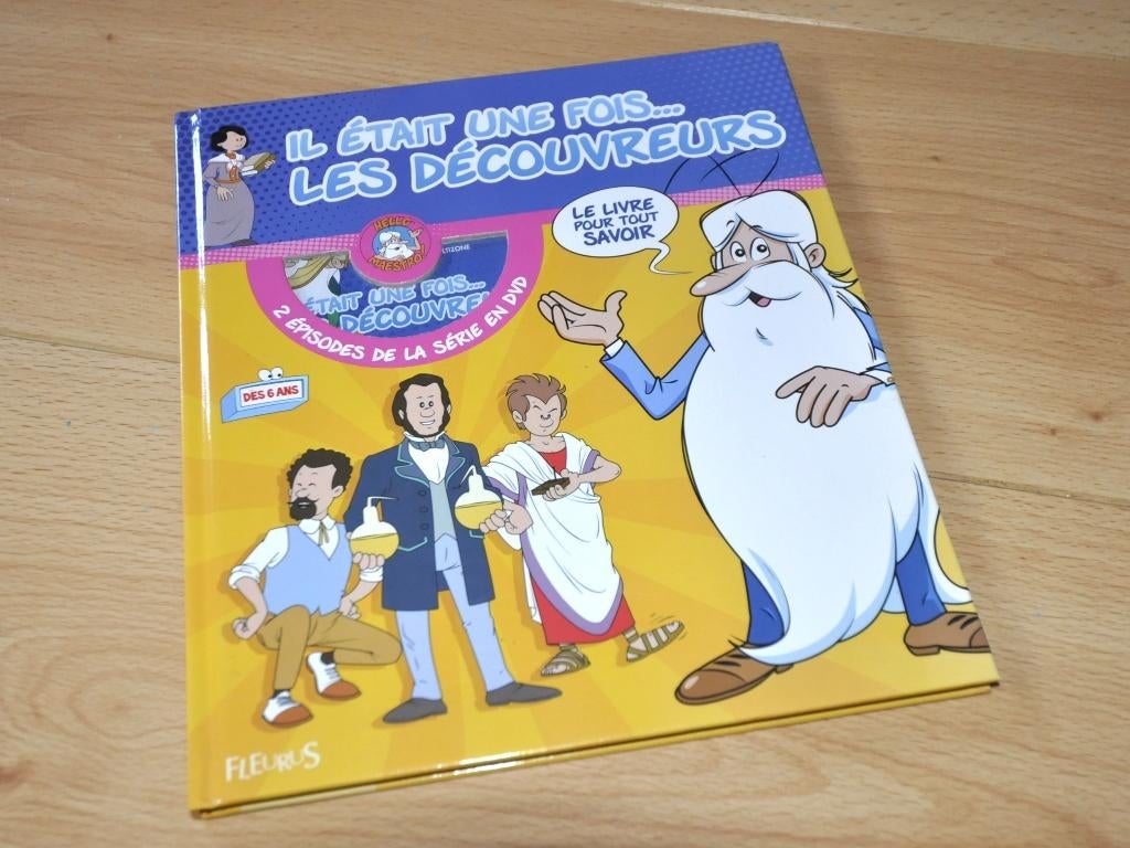 Il était une fois les découvreurs, livre avec dvd, Livres, Laure Boyer, Enlèvement ou Envoi, Comme neuf, Non-fiction