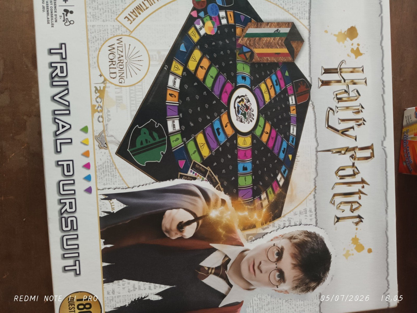 Trivial poursuit spécial Harry Potter., Enlèvement