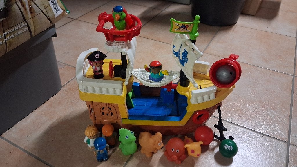 Little people schip boot, Kinderen en Baby's, Ophalen of Verzenden, Gebruikt, Speelset