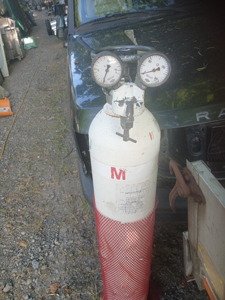 Bouteille , bonbonnes d'oxygène, Divers, Enlèvement, Utilisé