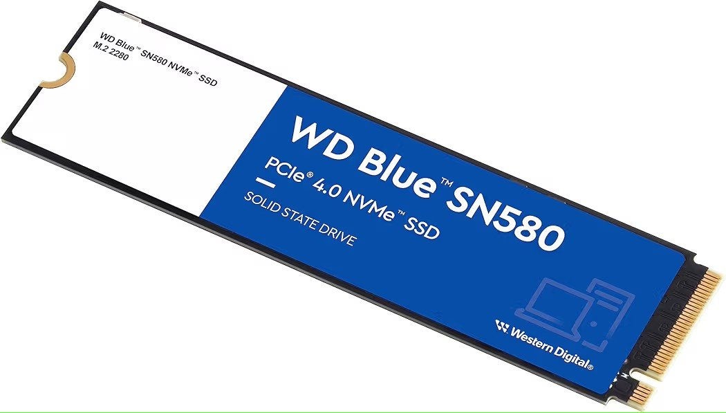 Western Digital Blue 2TB NVME SSD drive 2280, Ophalen, SSD