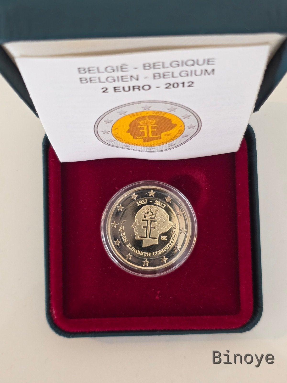 2€ Belgique 2012 Proof – Reine Elisabeth – 7 000 ex., Enlèvement ou Envoi, Belgique, 2 euros