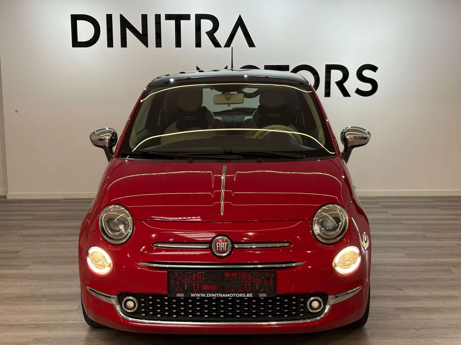 Fiat 500 1.2i Lounge - Pano/Carplay/Navi/Cruise, Autos, Fiat, Achat, Entreprise, 69 ch, Boîte manuelle
