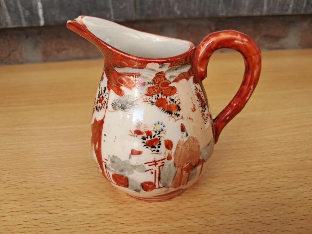 Pichet en porcelaine japonaise Kutani, Enlèvement ou Envoi
